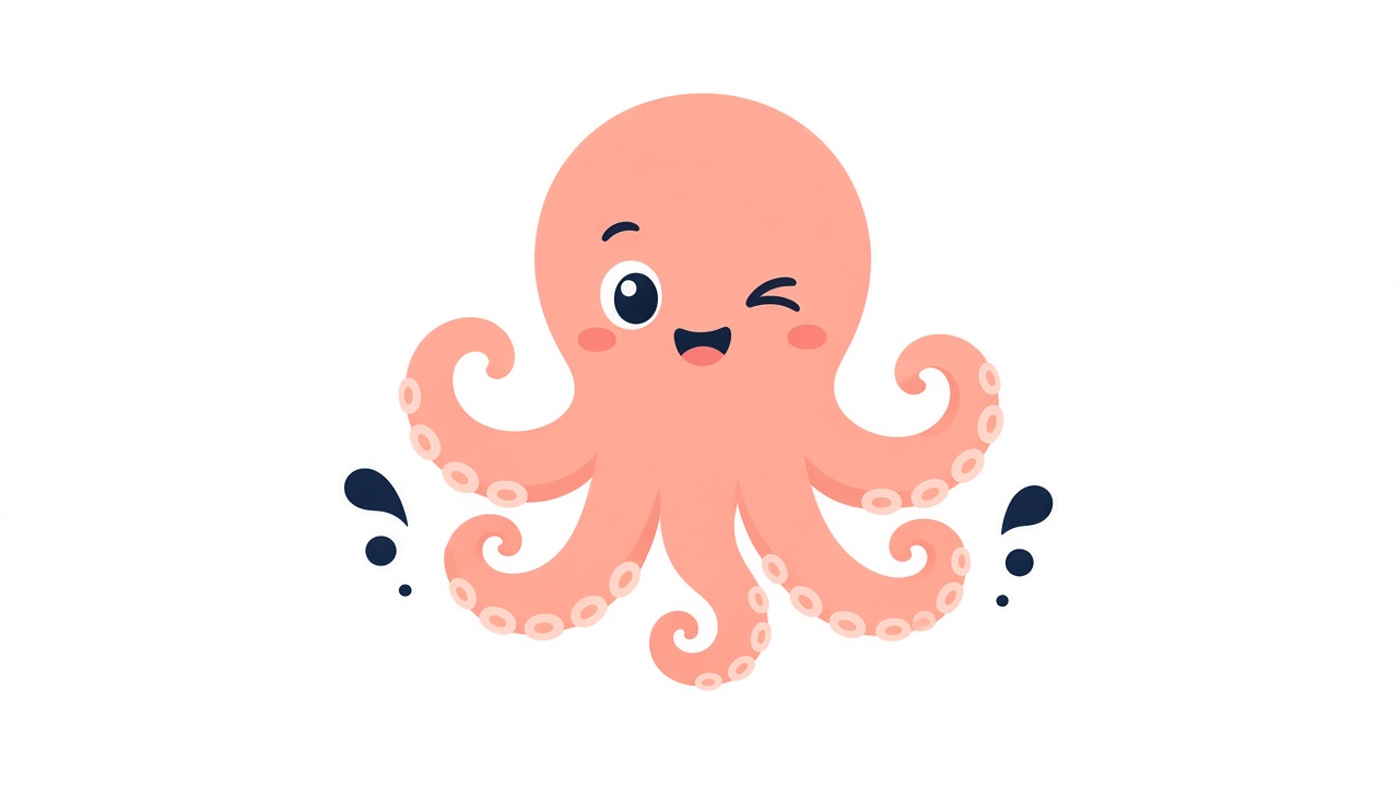 InkyWink winking octopus logo